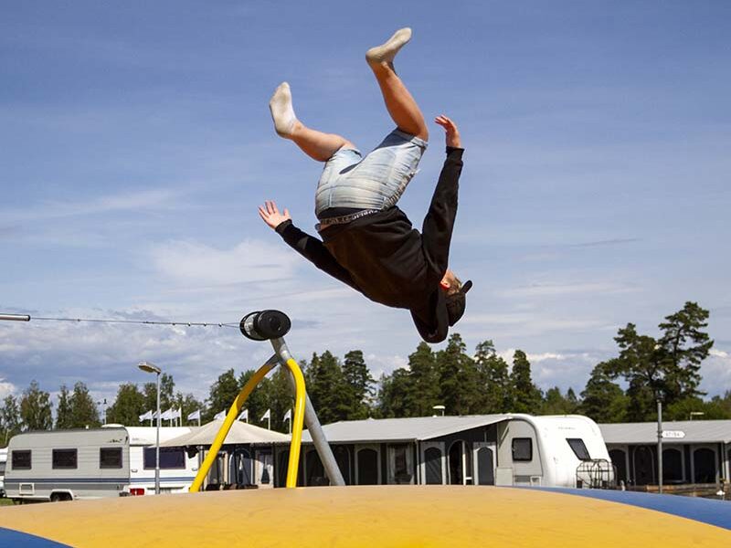 camping med pool